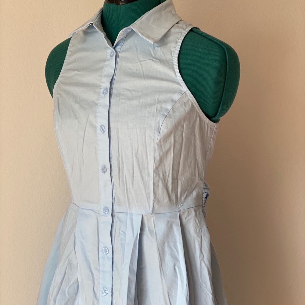 NFS High Low Button-Up Vest Blouse S - Picture 6 of 8